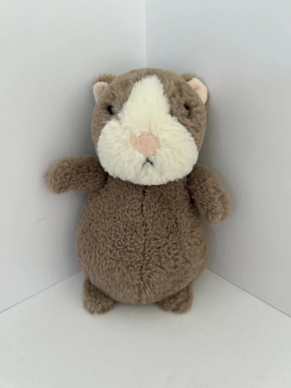 Jellycat Happy Nutmeg Hamster RARE Retired Stuffed Animal Plush Toy Collector 6”